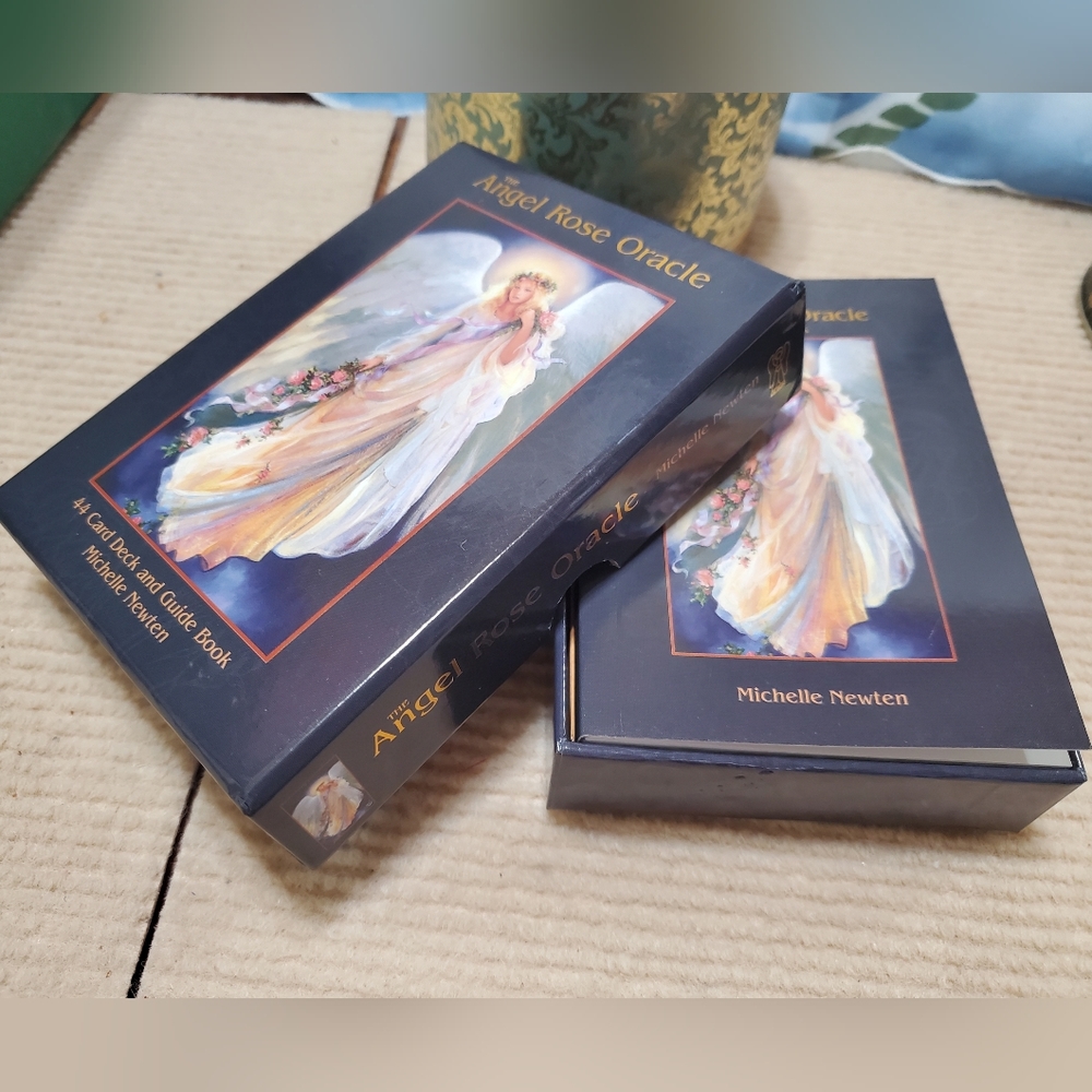 Angel Rose Oracle by Michelle Newten, The Aussie Angel Lady 44 Cards with Book